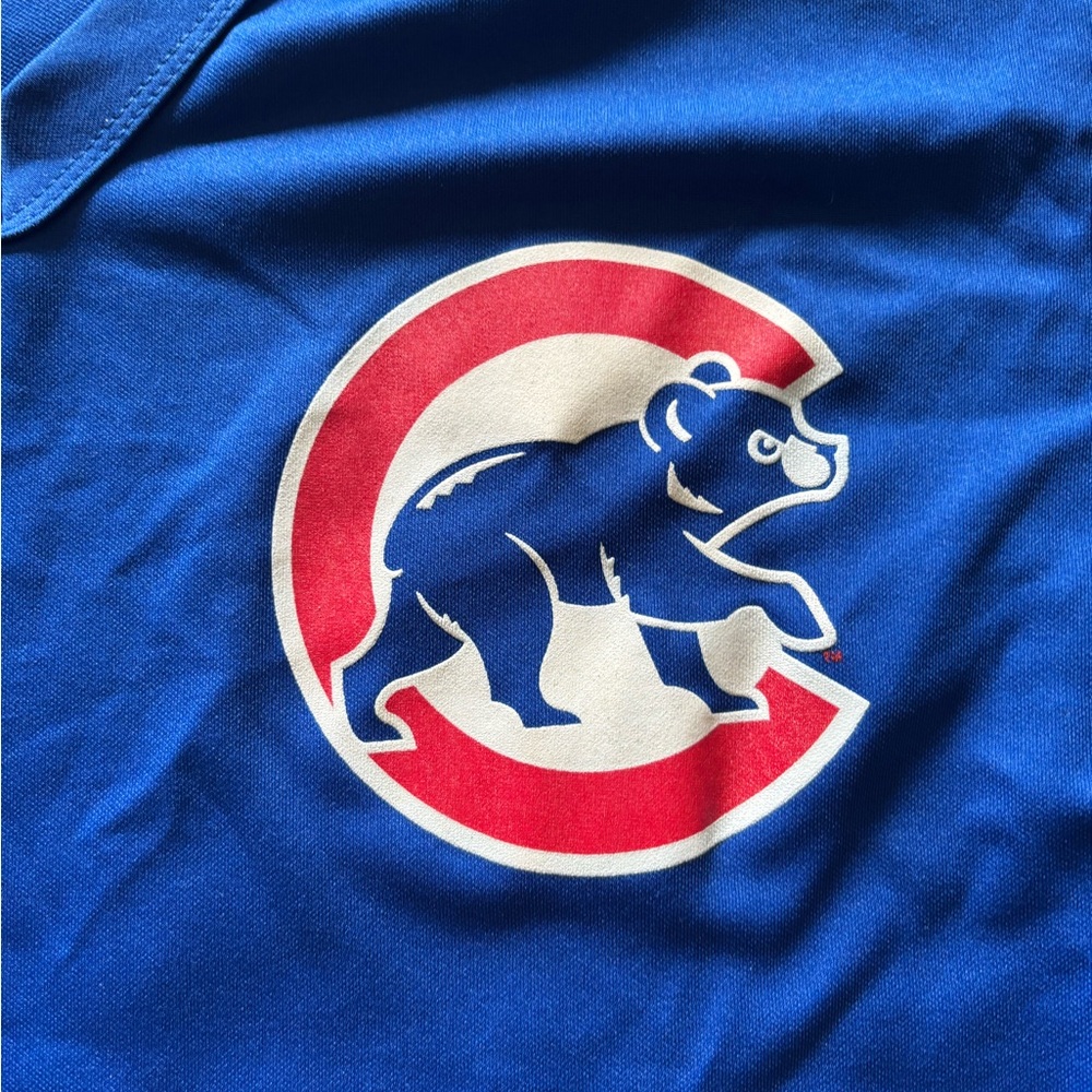 Majestic vintage Blue Chicago Cubs Short Sleeve Tee made in USA